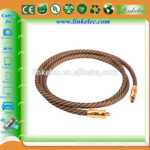 6ft braided nylon jacket Premium Toslink Fiber Optic Digital Audio cable
